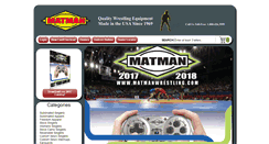 Desktop Screenshot of matmanwrestling.com